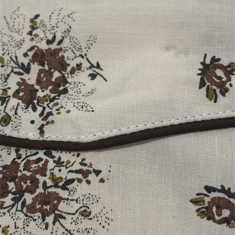 Roper Border Western Shirt Men's Beige Brown Botanical Design Cotton NWT 3XL - Picture 9 of 13